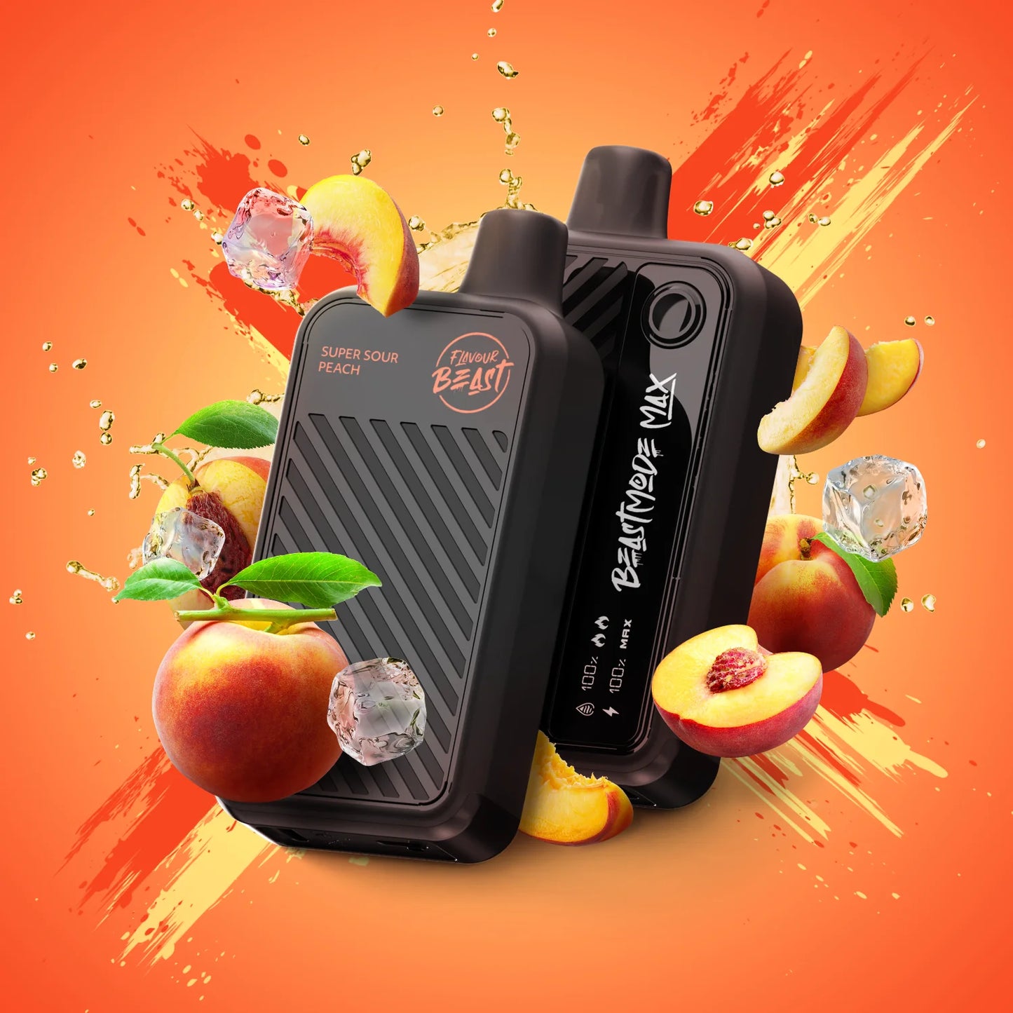 Flavour Beast Mode Max 18K Super Sour Peach Iced
