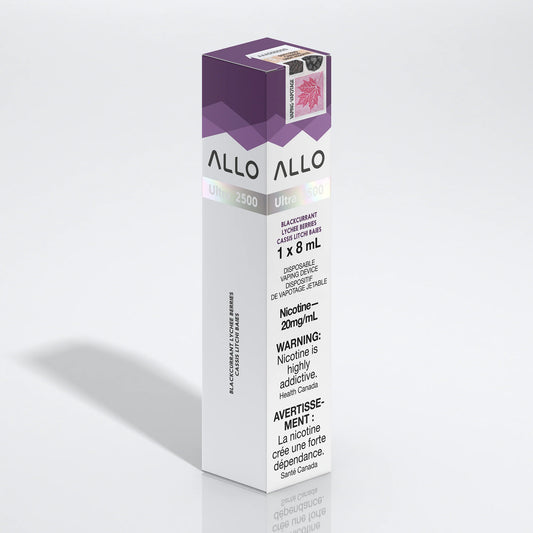 ALLO ULTRA 2500 Disposable Vape Delivery - Blackcurrant Lychee Berries