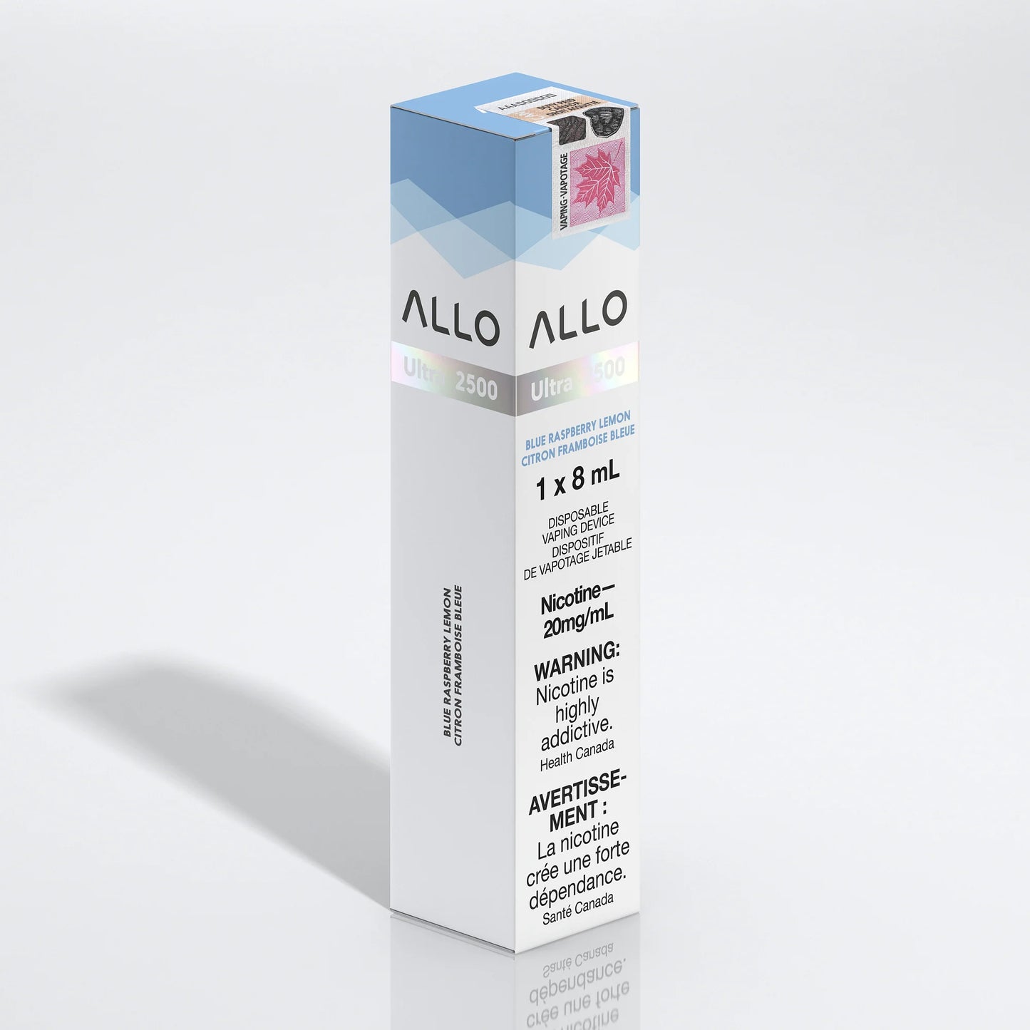 ALLO ULTRA 2500 Disposable Vape Delivery - Blue Raspberry Lemon