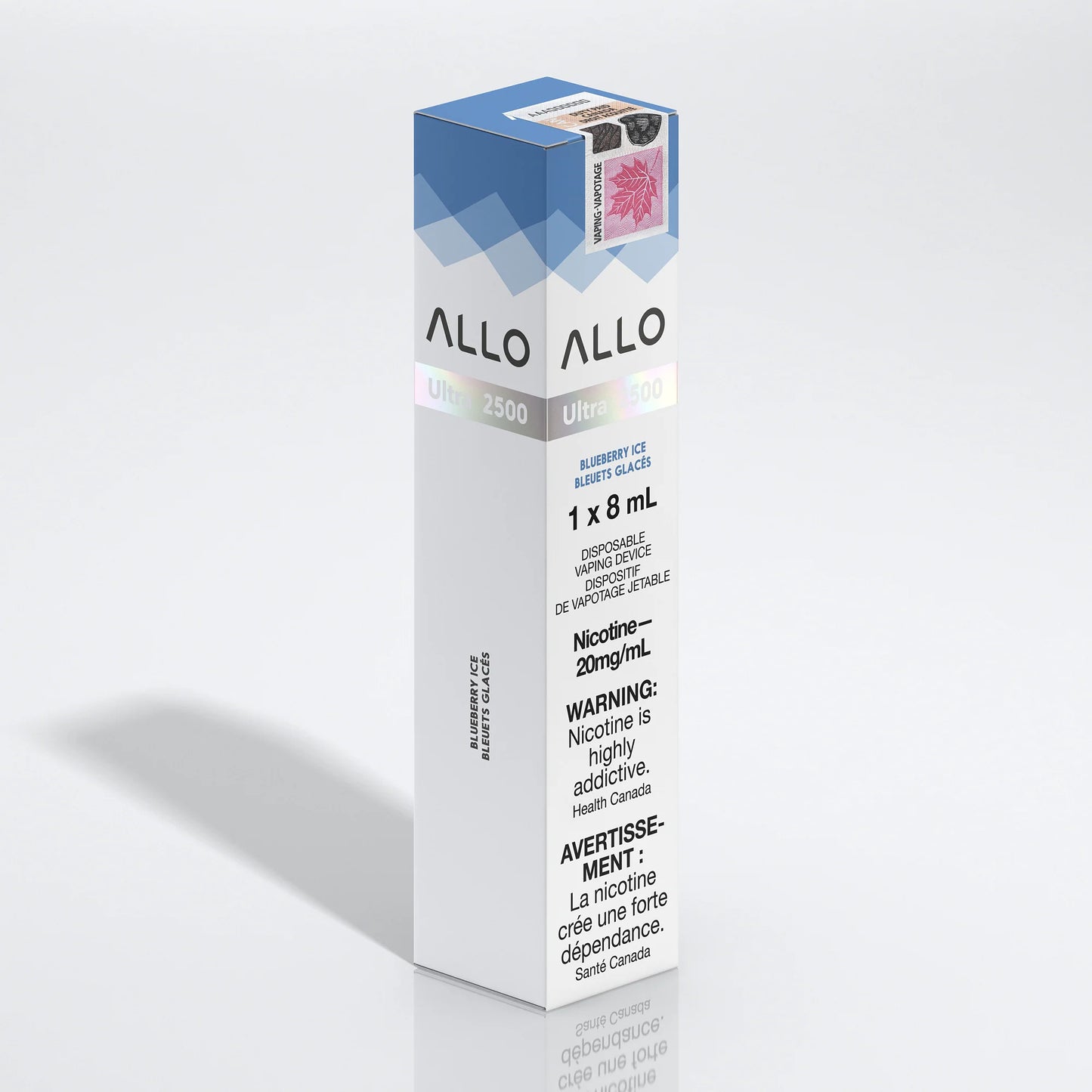 ALLO ULTRA 2500 Disposable Vape Delivery - Blueberry Ice