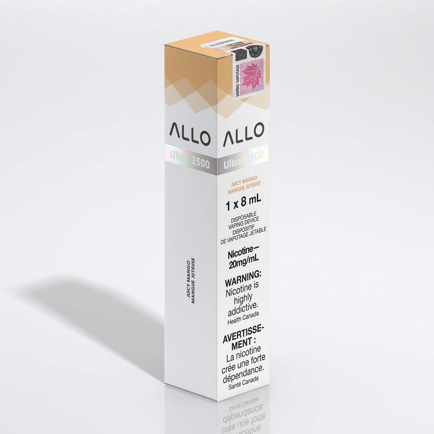ALLO ULTRA 2500 Disposable Vape Delivery - Juicy Mango