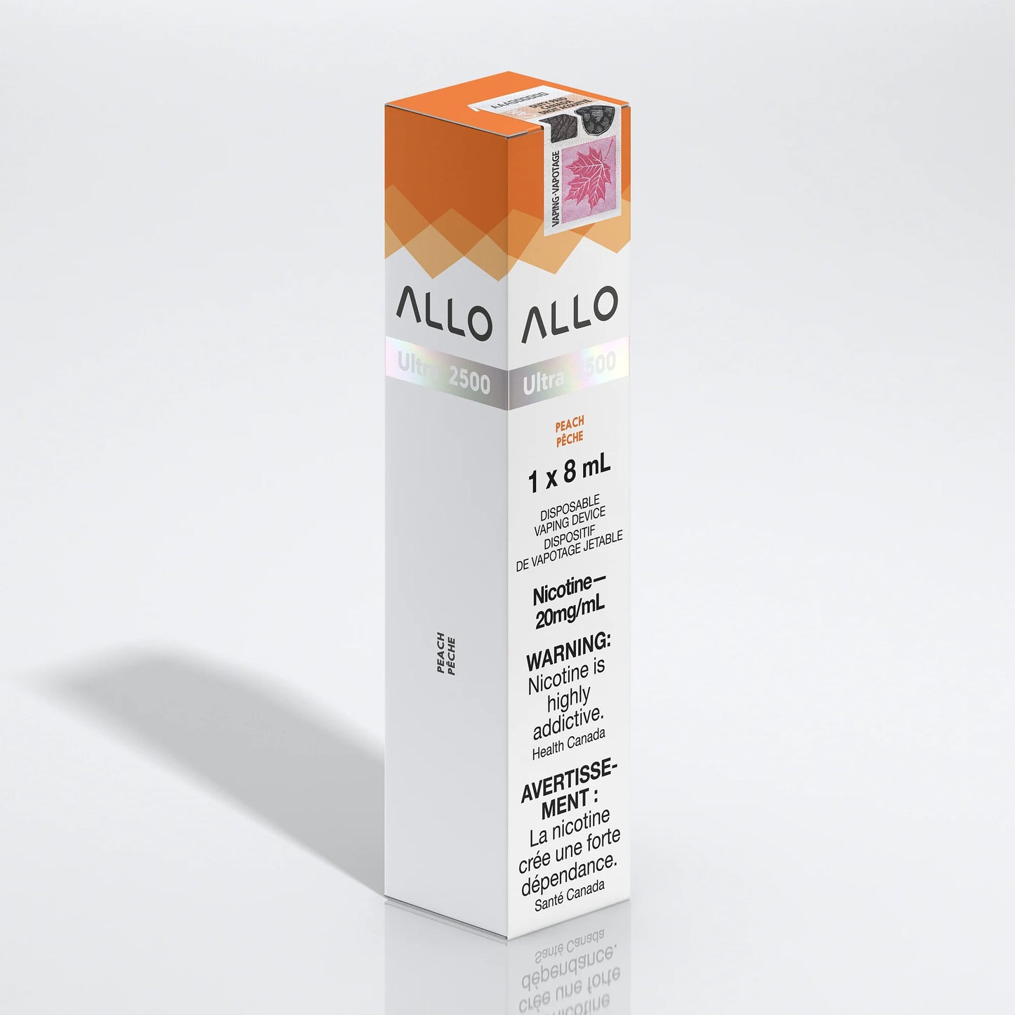 ALLO ULTRA 2500 Disposable Vape Delivery - Peach