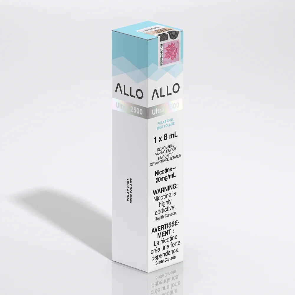ALLO ULTRA 2500 Disposable Vape Delivery - Polar Chill