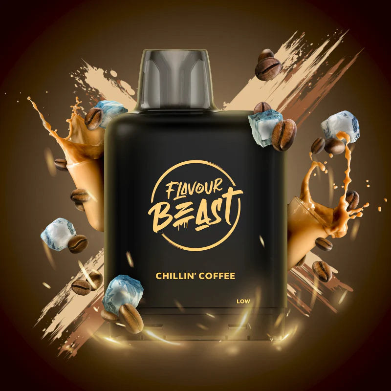 Flavour Beast Level X Boosted Pods Vape Delivery Chillin' Coffee Iced