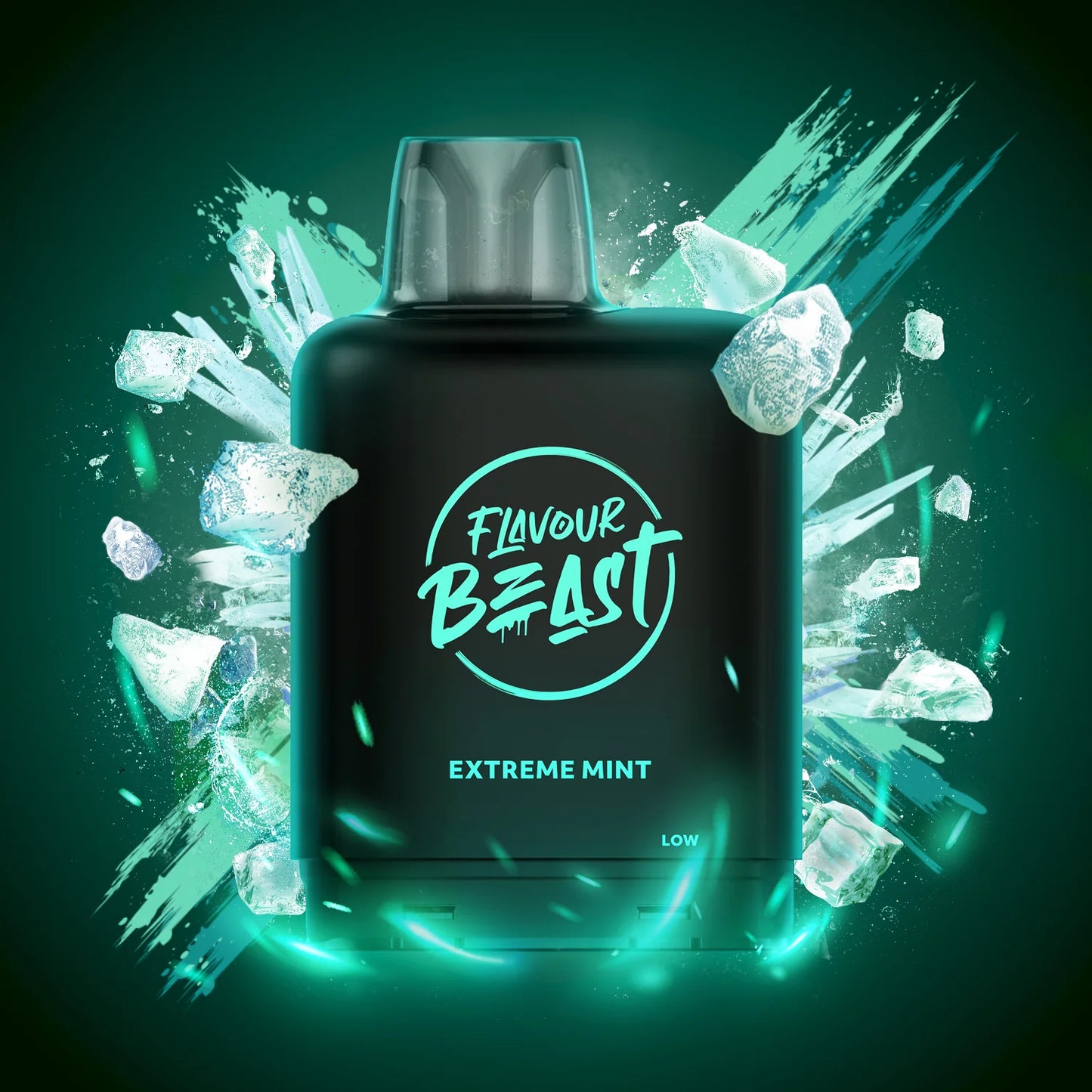 Flavour Beast Level X Boosted Pods Vape Delivery Extreme Mint Iced