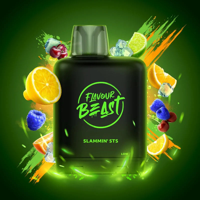 Flavour Beast Level X Boosted Pods Vape Delivery Slammin' STS Iced