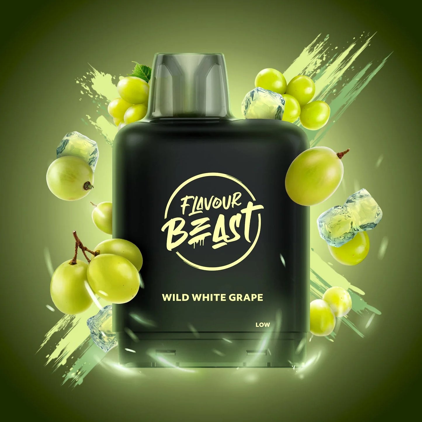 Flavour Beast Level X Boosted Pods Vape Delivery Wild White Grape Iced