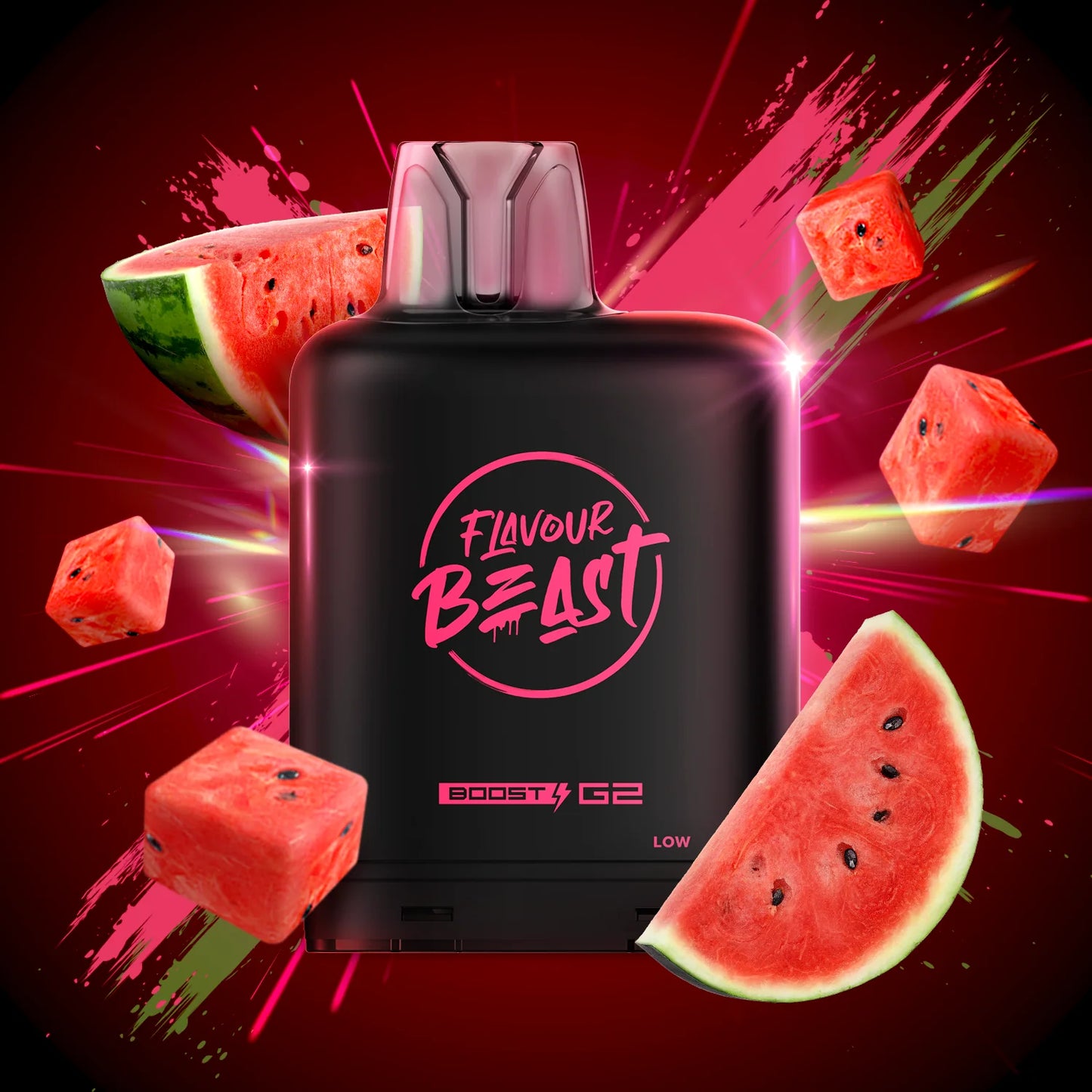 Flavour Beast Level X Boosted Pods Vape Delivery Watermelon G