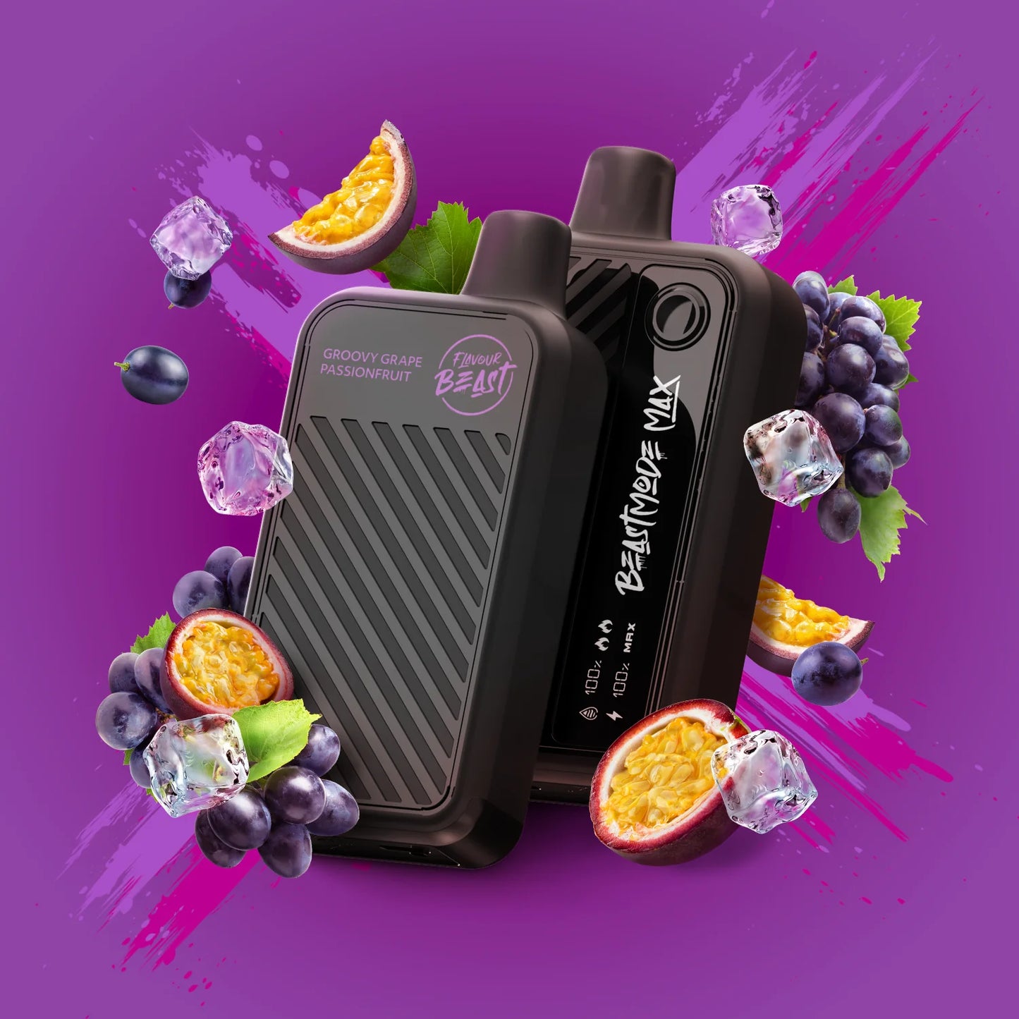 Flavour Beast Mode Max 18K Groovy Grape Passionfruit Iced