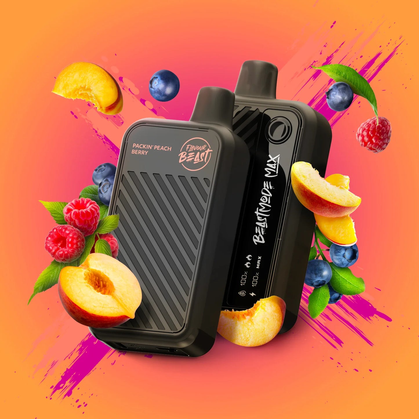 Flavour Beast Mode Max 18K Packin Peach Berry