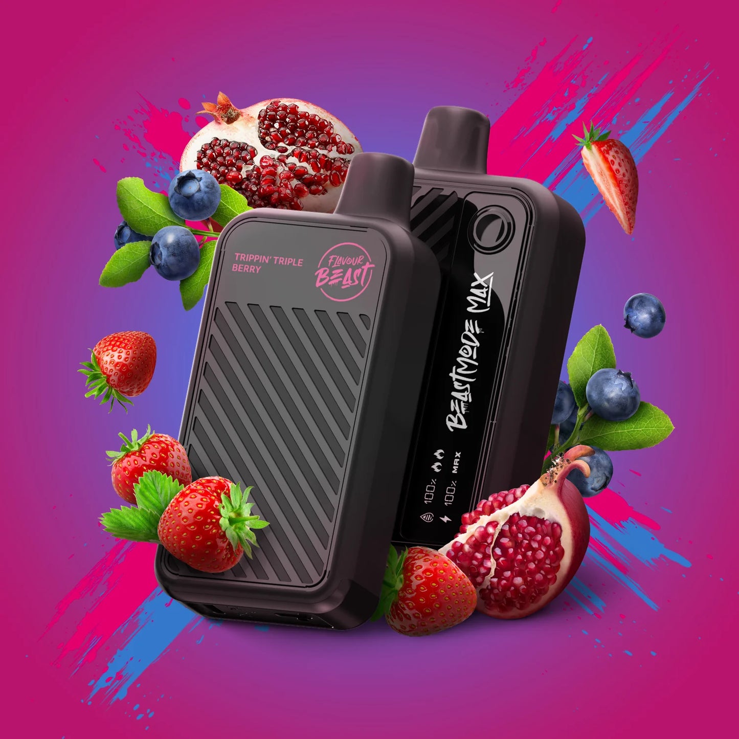 Flavour Beast Mode Max 18K Trippin Triple Berry