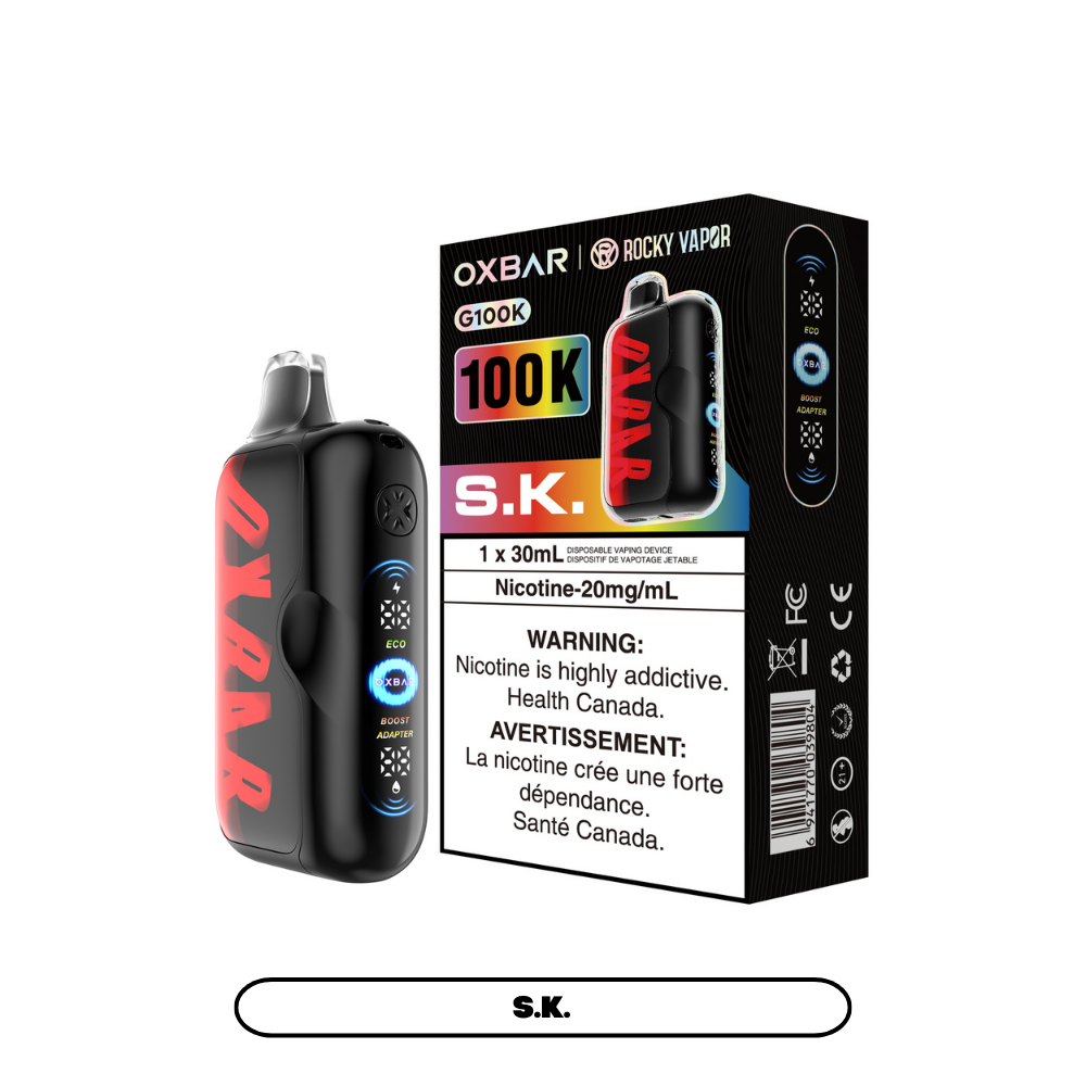 OXBAR x Rocky Vapour G100K Disposable