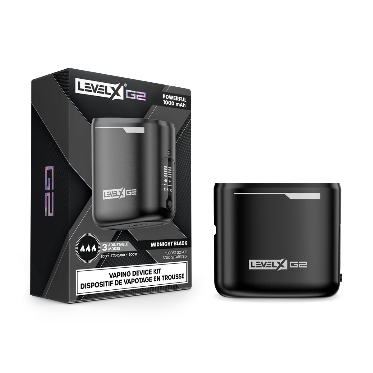 Level X Boost G2 Device Midnight Black Vape Delivery