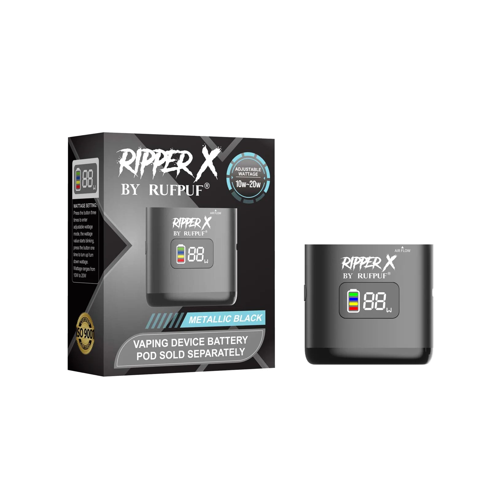 Ripper X Rufpuf Ripper X Ultra Battery | Vape Delivery Ontario – 289 Vape Shop