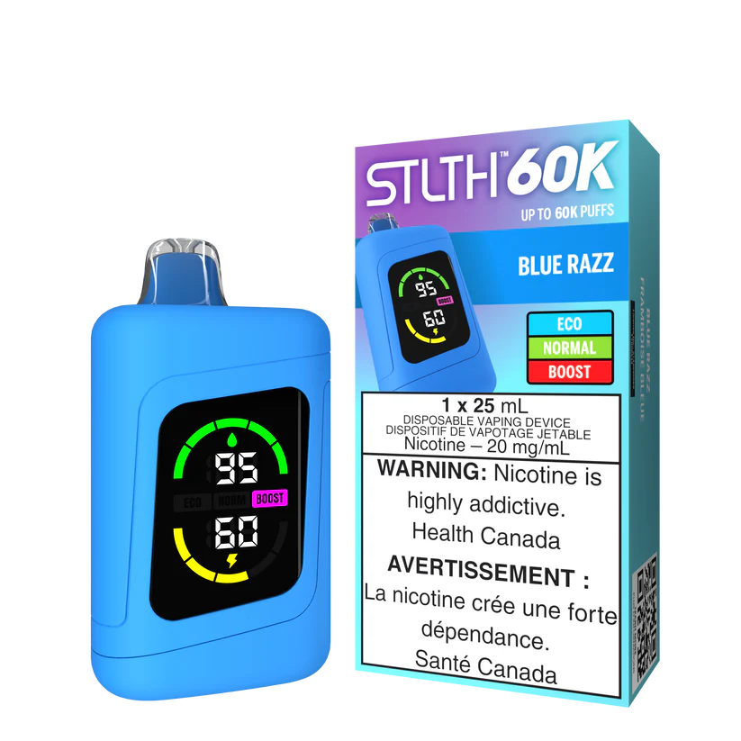 STLTH 60K Disposable for Vape Delivery in Blue Razz Flavour