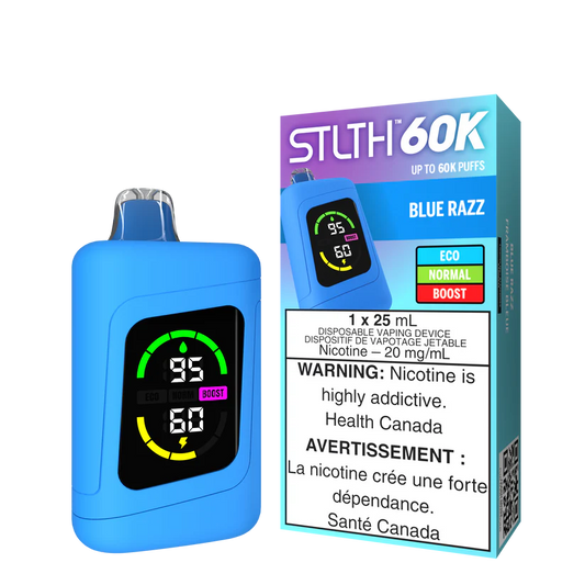 STLTH 60K Disposable for Vape Delivery in Blue Razz Flavour