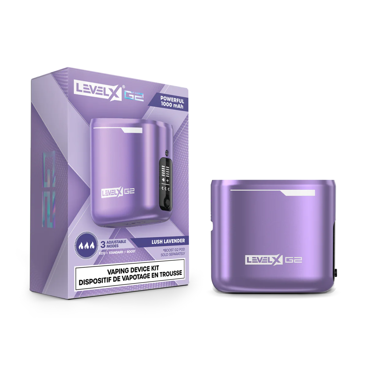 Level X G2 Boost device in Lush Lavender