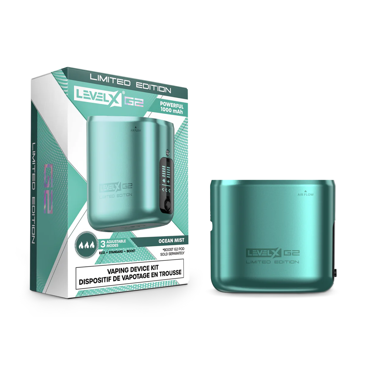 Level X G2 Boost device in Ocean Mist gradient