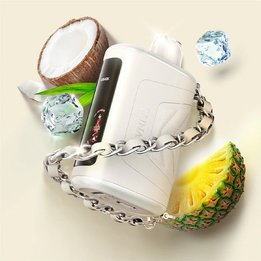Kraze Lune 42K Pristine Pina Colada Ice vape with tropical-themed label